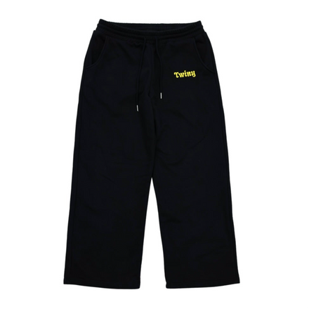 TWINYWORLD SWEATPANT - BLACK